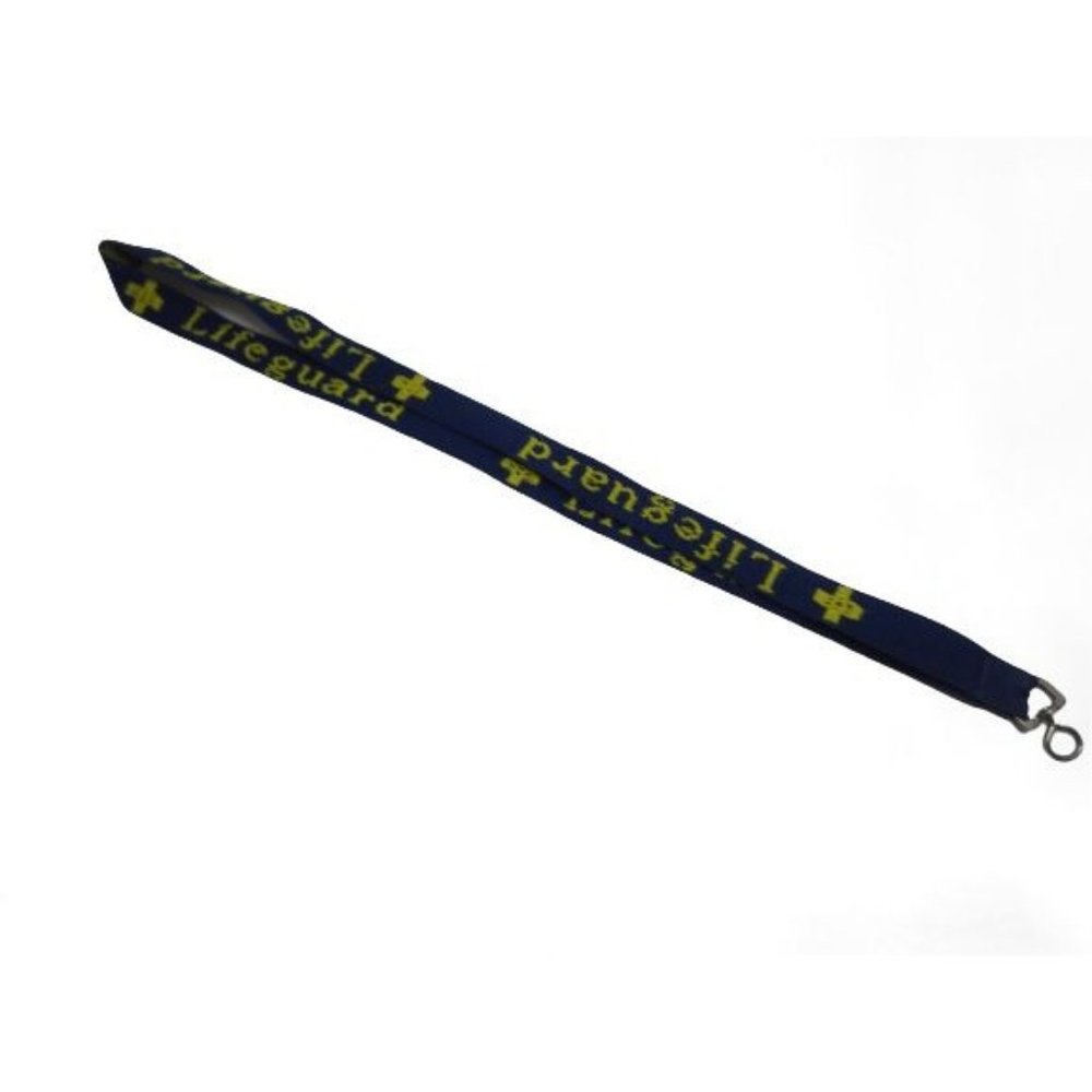 Lifeguard Lanyard ID Badge Neck Strap Holder Blue Yellow